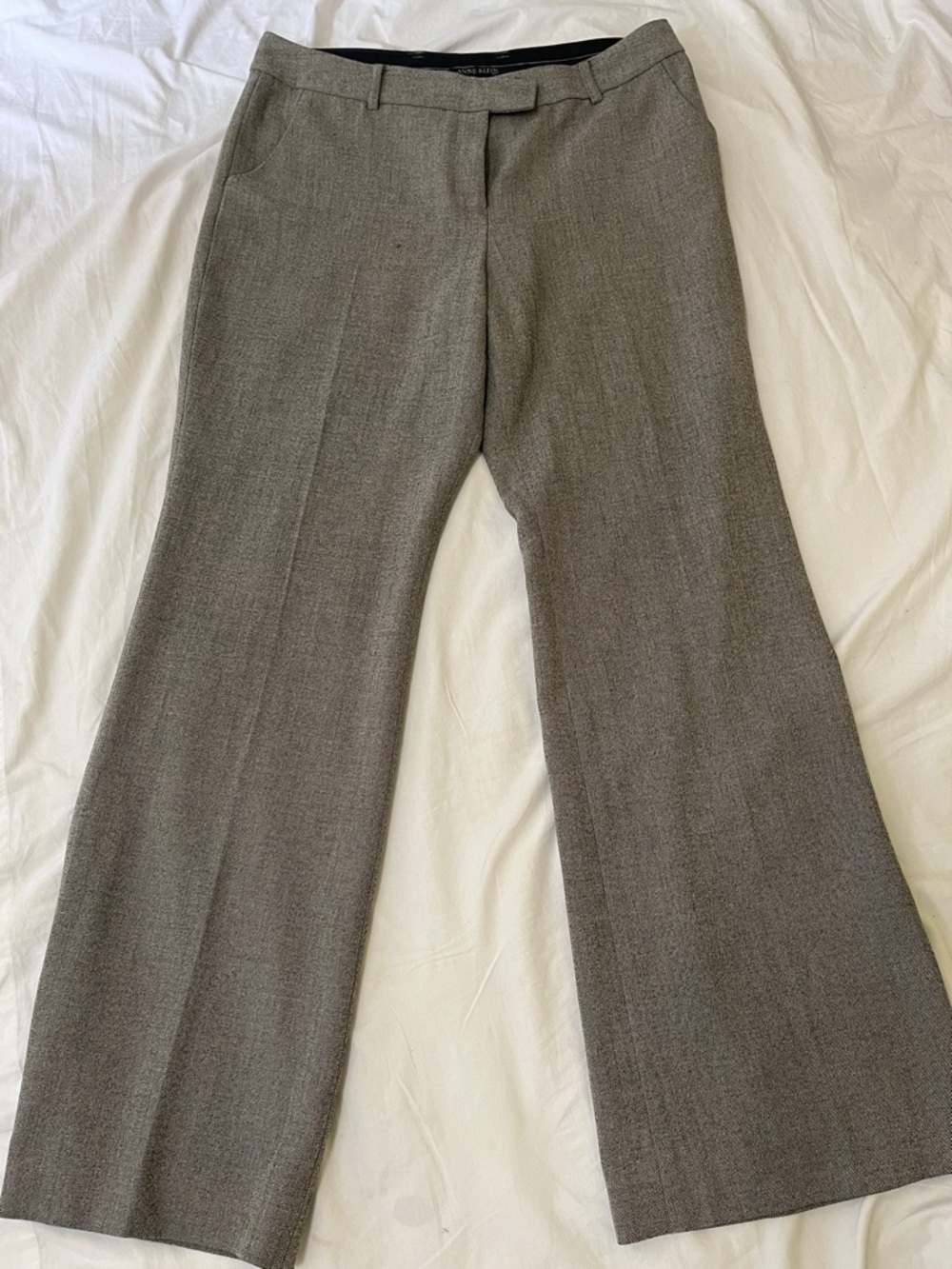 Anne Klein Women's Gray Tailored Dress Pants